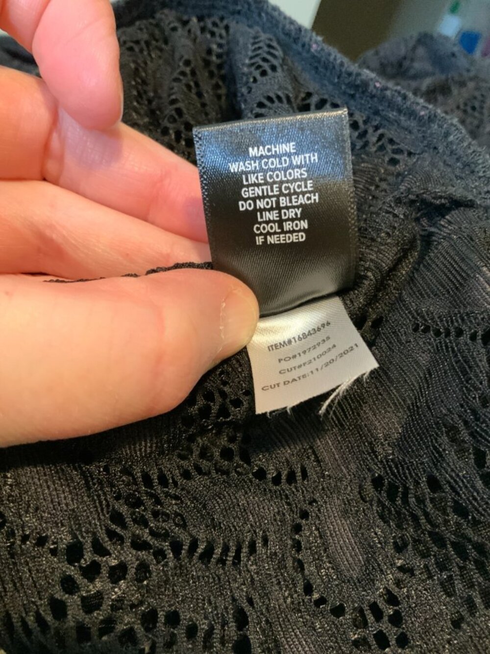 Torrid Black Ruffle Sheer Floral Embroidered Lace Zip-Up Jacket, Size 4X - Picture 9 of 9